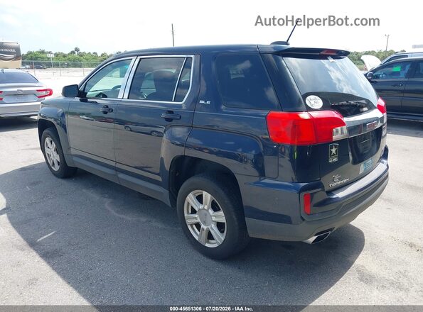 2GKALMEK7G6180144 2016 GMC TERRAIN Dark Blue Tył lewy