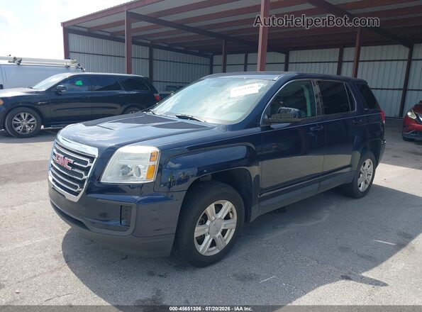 2GKALMEK7G6180144 2016 GMC TERRAIN Dark Blue Przód lewy