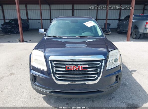 2GKALMEK7G6180144 2016 GMC TERRAIN Dark Blue Widok z przodu