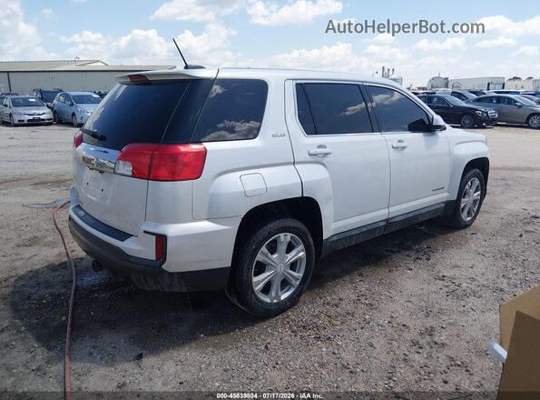 2GKALMEK7H6177536 2017 GMC TERRAIN White უკანა მარჯვენა