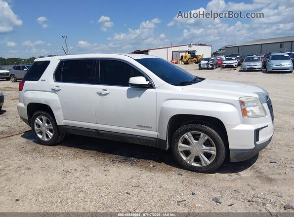 2GKALMEK7H6177536 2017 GMC TERRAIN White უკანა სალონის ხედი