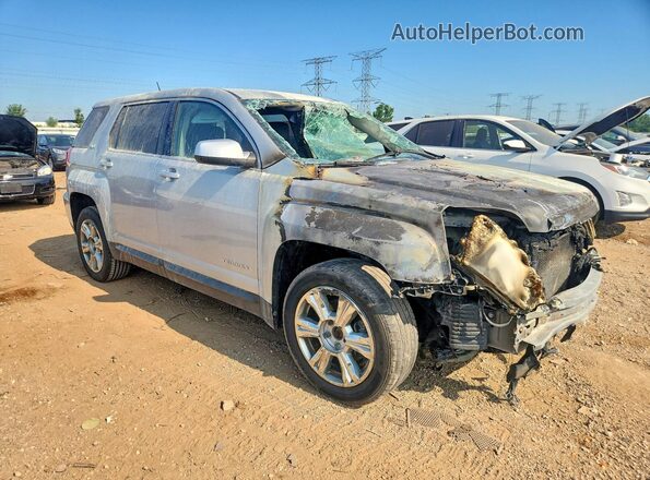 2GKALMEK7H6179822 2017 GMC TERRAIN Silver Front right