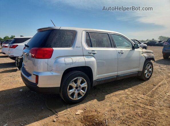 2GKALMEK7H6179822 2017 GMC TERRAIN Silver Rear right