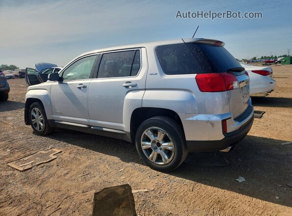 2GKALMEK7H6179822 2017 GMC TERRAIN Silver Rear left