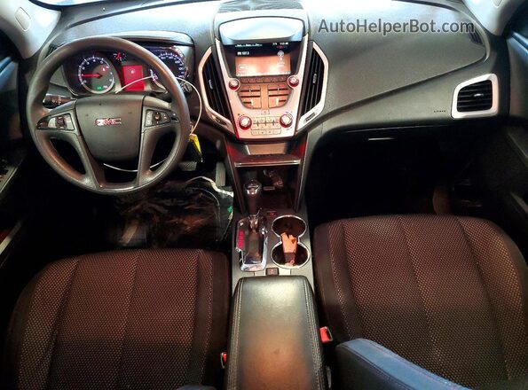 2GKALMEK7H6198127 2017 GMC TERRAIN Burgundy Dashboard view