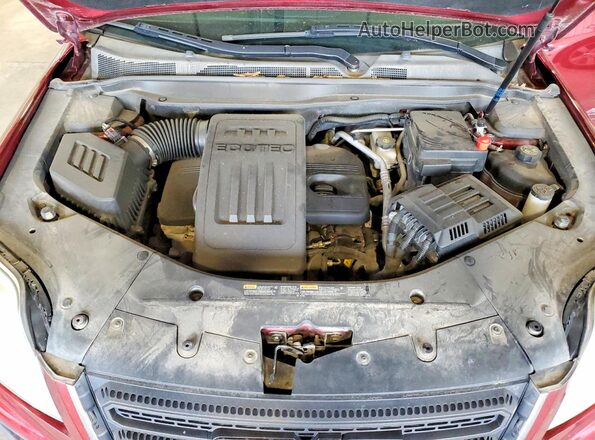 2GKALMEK7H6198127 2017 GMC TERRAIN Burgundy Engine compartment view