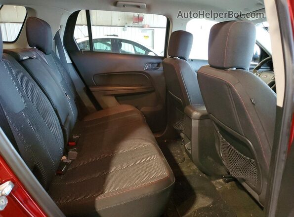2GKALMEK7H6198127 2017 GMC TERRAIN Burgundy Rear interior view