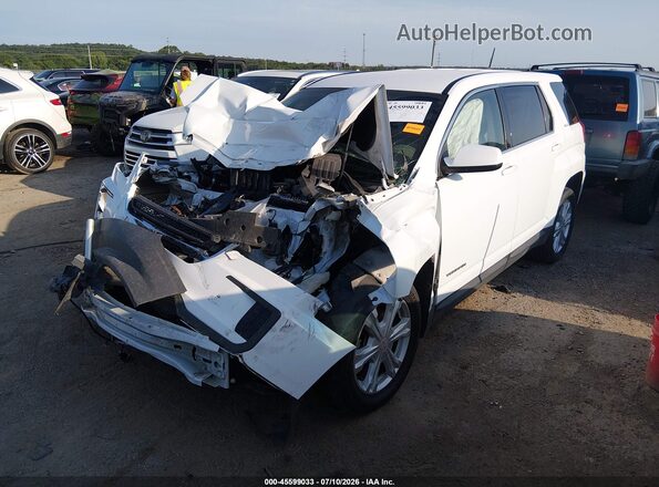 2GKALMEK7H6280097 2017 GMC TERRAIN White Առջևի ձախ երեք քառորդ տեսարան