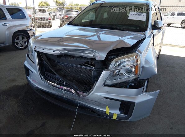 2GKALMEK7H6289673 2017 GMC TERRAIN Silver წინა ხედი