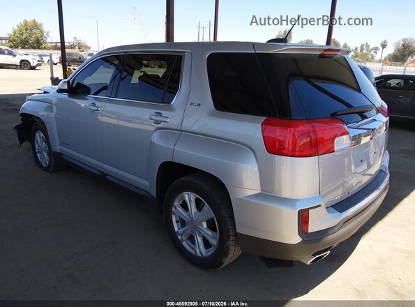 2GKALMEK7H6289673 2017 GMC TERRAIN Silver უკანა მარცხენა