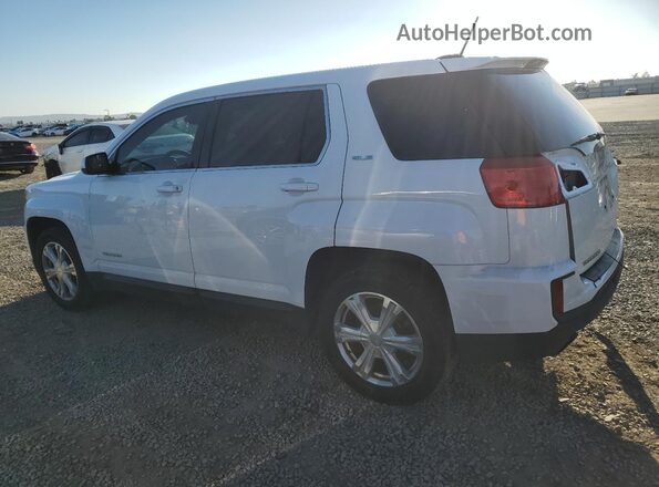2GKALMEK7H6300316 2017 GMC TERRAIN White Trasero izquierdo