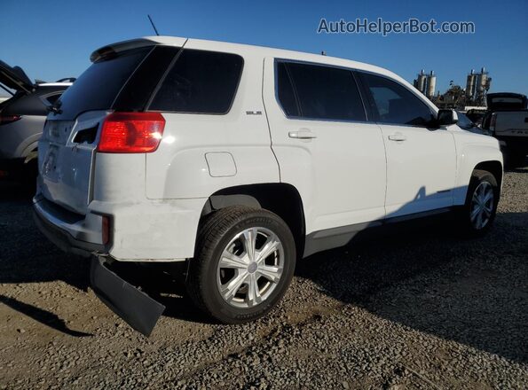 2GKALMEK7H6300316 2017 GMC TERRAIN White Trasero derecho