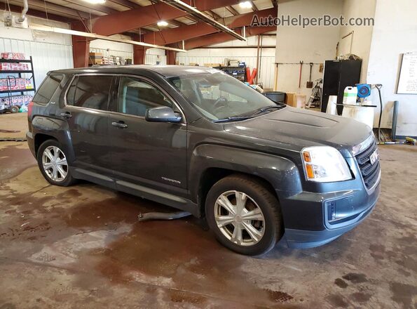 2GKALMEK7H6352142 2017 GMC TERRAIN Charcoal Front right
