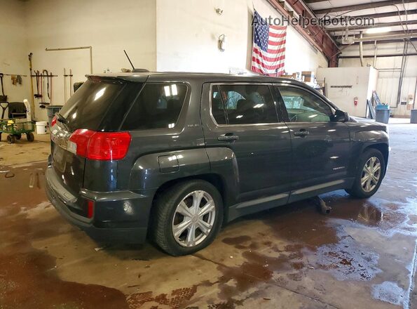 2GKALMEK7H6352142 2017 GMC TERRAIN Charcoal Rear right
