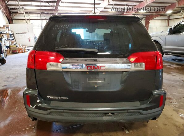 2GKALMEK7H6352142 2017 GMC TERRAIN Charcoal Rear view