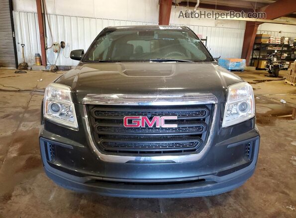2GKALMEK7H6352142 2017 GMC TERRAIN Charcoal Front view