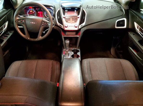 2GKALMEK7H6352142 2017 GMC TERRAIN Charcoal Dashboard view
