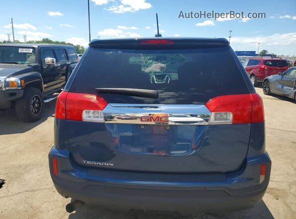 2GKALMEK8G6234518 2016 GMC TERRAIN Blue Widok z tyłu