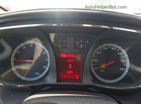 2GKALMEK8G6234518 2016 GMC TERRAIN Blue Widok zestawu wskaźników