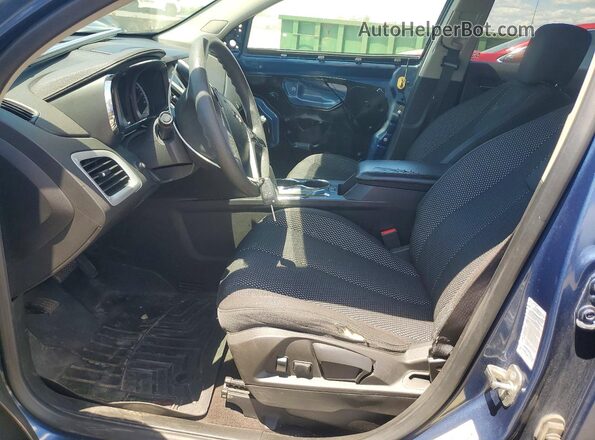 2GKALMEK8G6234518 2016 GMC TERRAIN Blue Widok wnętrza z przodu