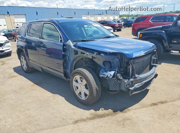 2GKALMEK8G6234518 2016 GMC TERRAIN Blue Przód prawy
