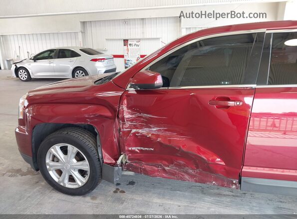 2GKALMEK8H6200578 2017 GMC TERRAIN Бордовый Вид спереди