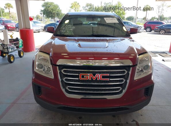 2GKALMEK8H6200578 2017 GMC TERRAIN Бордовый Вид задней части салона
