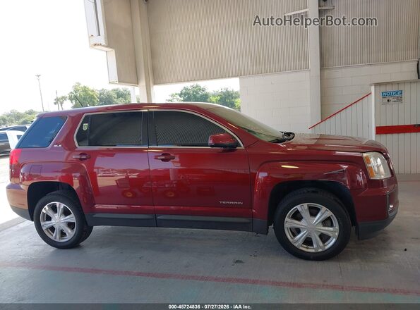 2GKALMEK8H6200578 2017 GMC TERRAIN Бордовый Панорамный вид салона 360°