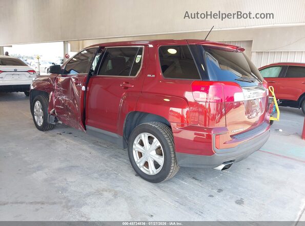 2GKALMEK8H6200578 2017 GMC TERRAIN Бордовый Задняя левая четверть