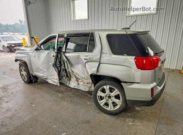 2GKALMEK8H6279332 2017 GMC TERRAIN Серебряный Задняя левая четверть