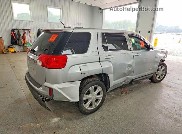 2GKALMEK8H6279332 2017 GMC TERRAIN Серебряный Задняя правая четверть