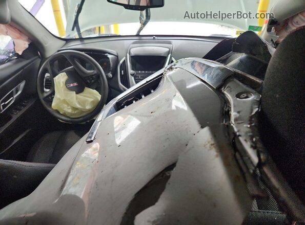 2GKALMEK8H6279332 2017 GMC TERRAIN Серебряный Вид панели приборов