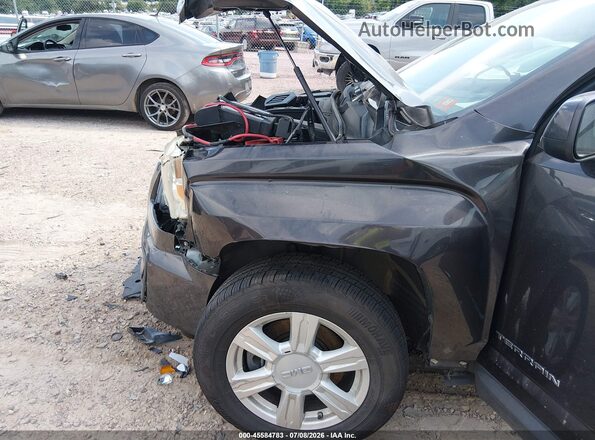 2GKALMEK9G6178993 2016 GMC TERRAIN Gray Widok z przodu
