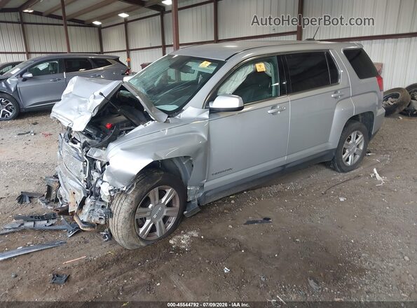 2GKALMEK9G6214181 2016 GMC TERRAIN Silver Front left