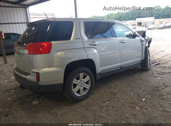 2GKALMEK9G6214181 2016 GMC TERRAIN Silver Rear right