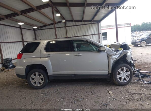 2GKALMEK9G6214181 2016 GMC TERRAIN Silver Instrument cluster view