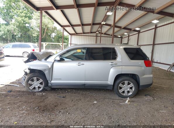 2GKALMEK9G6214181 2016 GMC TERRAIN Silver Rear interior view