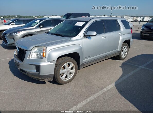 2GKALMEK9H6173181 2017 GMC TERRAIN Silver Передня ліва чверть