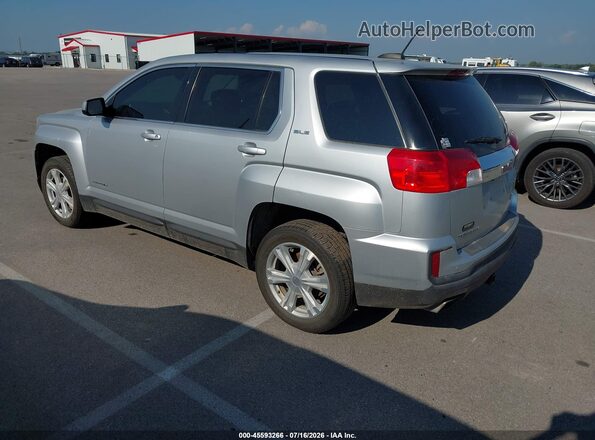 2GKALMEK9H6173181 2017 GMC TERRAIN Silver Задня ліва чверть