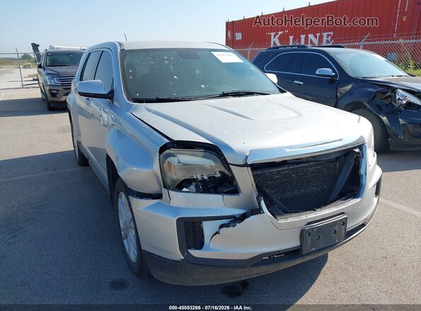 2GKALMEK9H6173181 2017 GMC TERRAIN Silver Вид спереду