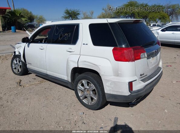 2GKALMEKXH6145227 2017 GMC TERRAIN White Задня ліва чверть