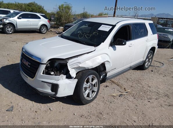 2GKALMEKXH6145227 2017 GMC TERRAIN White Передня ліва чверть