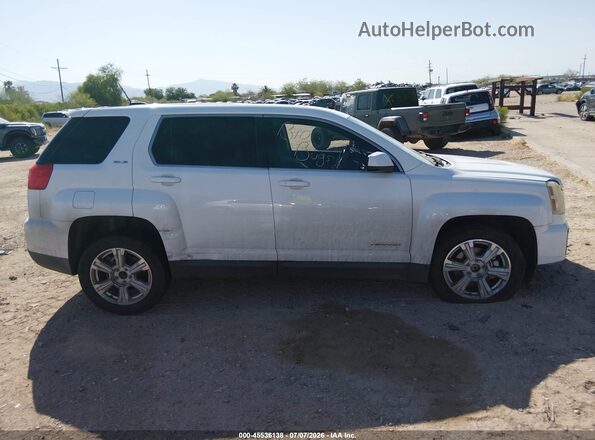 2GKALMEKXH6145227 2017 GMC TERRAIN White Вид щитка приладів