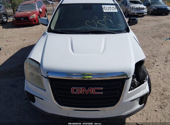 2GKALMEKXH6145227 2017 GMC TERRAIN White Вид панелі приладів