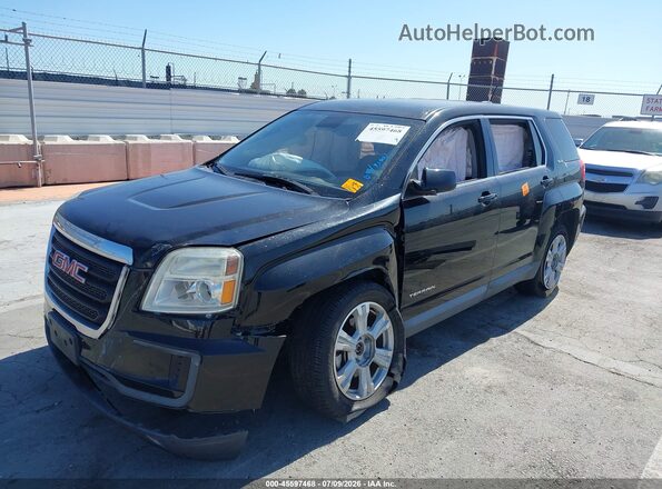 2GKALMEKXH6304117 2017 GMC TERRAIN Черный Передняя левая четверть