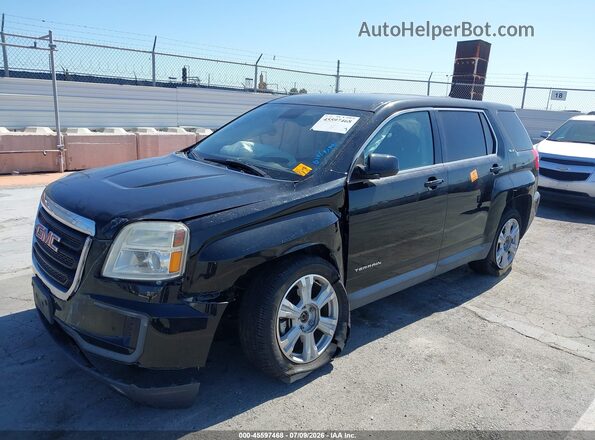 2GKALMEKXH6304117 2017 GMC TERRAIN Черный Вид спереди