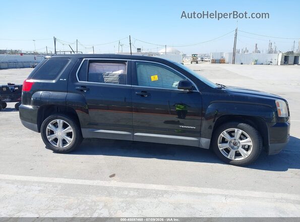 2GKALMEKXH6304117 2017 GMC TERRAIN Черный Вид задней части салона
