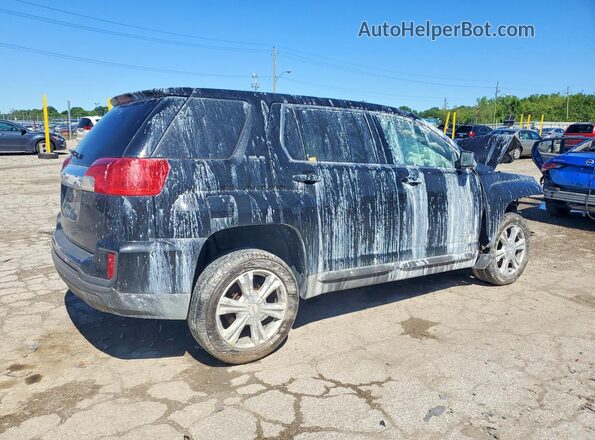 2GKALMEKXH6346108 2017 GMC TERRAIN Черный Задняя правая четверть