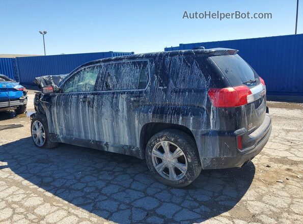 2GKALMEKXH6346108 2017 GMC TERRAIN Черный Задняя левая четверть