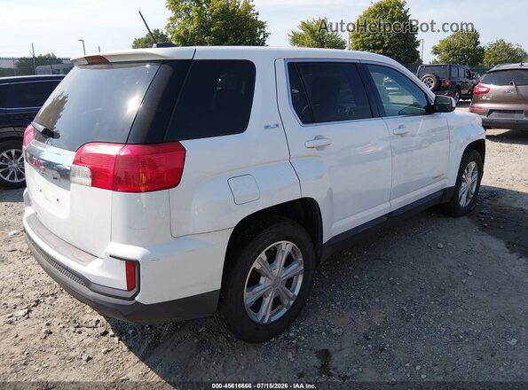 2GKALMEKXH6352443 2017 GMC TERRAIN White Trasero derecho